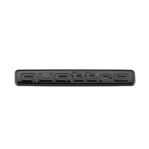 Audi Quattro 3D Logo - Gloss Black (AD-QUATTRO-GB)