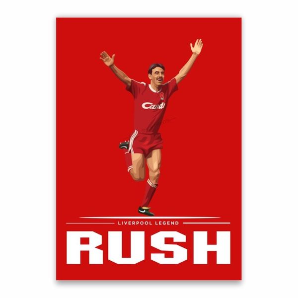 Ian Rush Liverpool Poster - A1