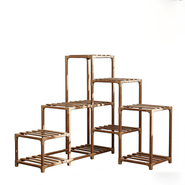 Plant Stand Indoor Corner Plant Shelf Outdoor for Wood Flower Stand