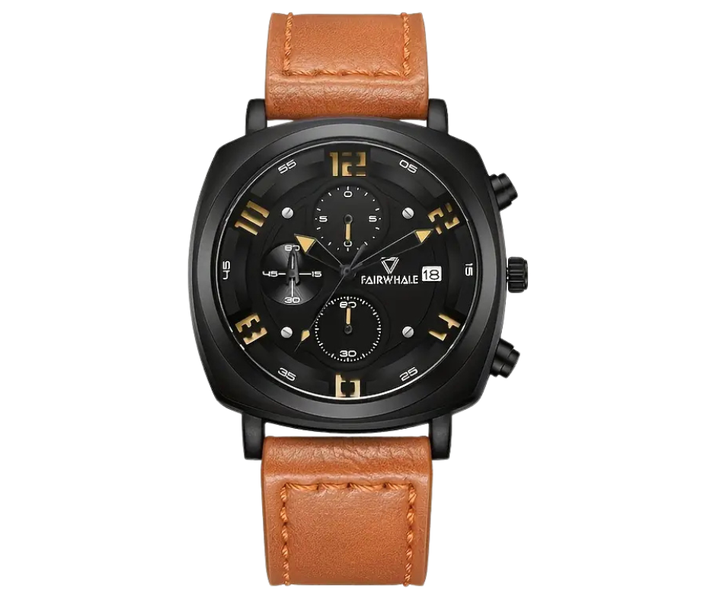 Mark Fairwhale Leather Military Watch