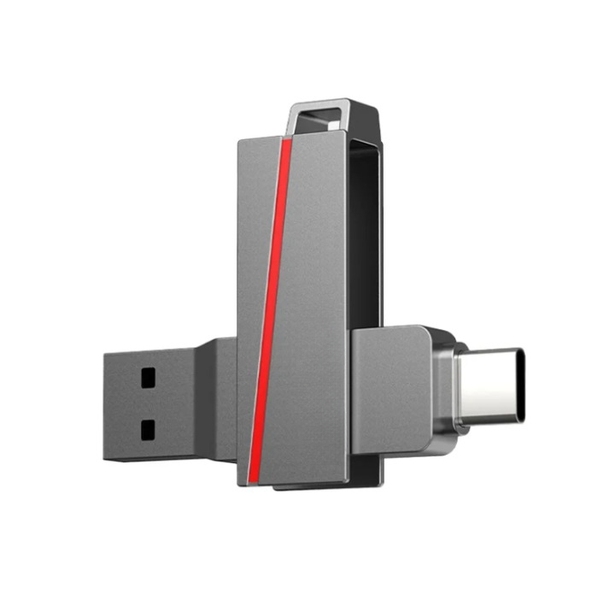 Sleek Dual 128GB USB 3.2 Drive - Fast, Slim, Ready for On-the-Go