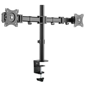 Space TV Adjustable Dual Monitor Desktop Mount for 13