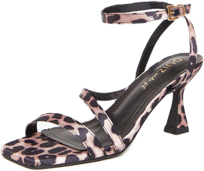 Quiz - Women Wide Fit Leopard Print Sandal