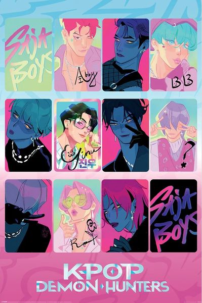 K-Pop Demon Hunters (Light and Dark) Poster - 61cm x 91.5cm