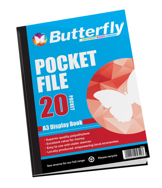 Butterfly Pocket File A3 - 20 Page