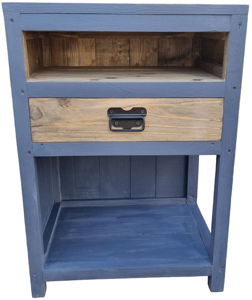 GC Vusi Rustic Bedside / Nightstand Table or Pedestal, made from Wood