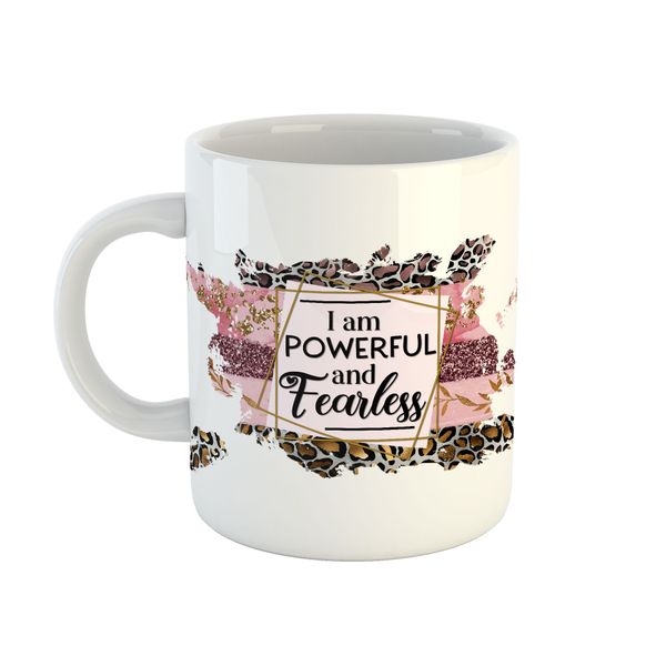 Mug Pink Leopard - Fearless