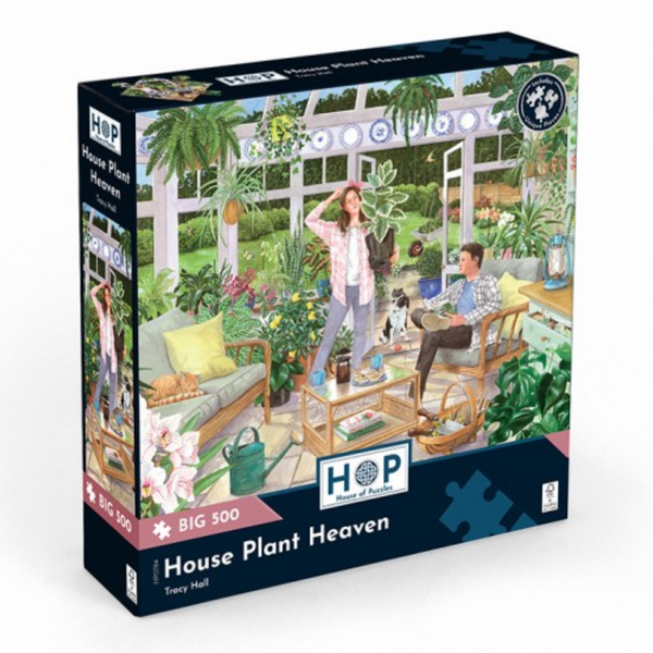 House of Puzzles - House Plant Heaven - XL Pieces - 500 Piece Jigsaw Puzzle