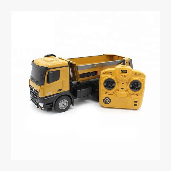 1:14 Remote Control Dump Truck - Heavy-Duty Metal Tipper (7LB Capacity)
