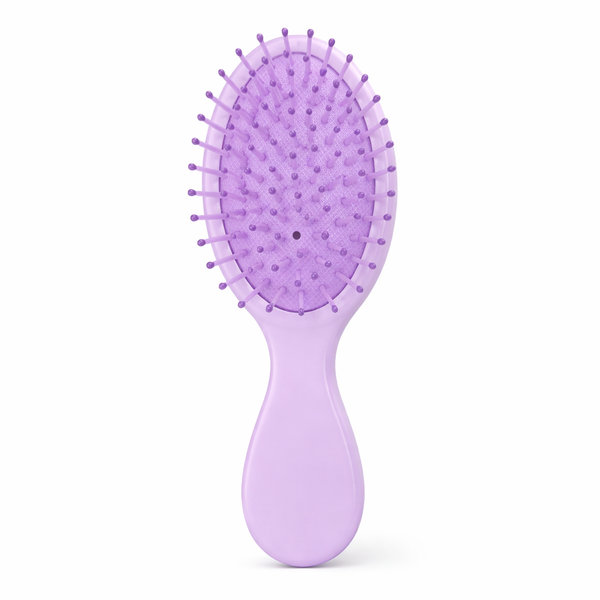 Mini Portable Detangling Hairbrush - Purple