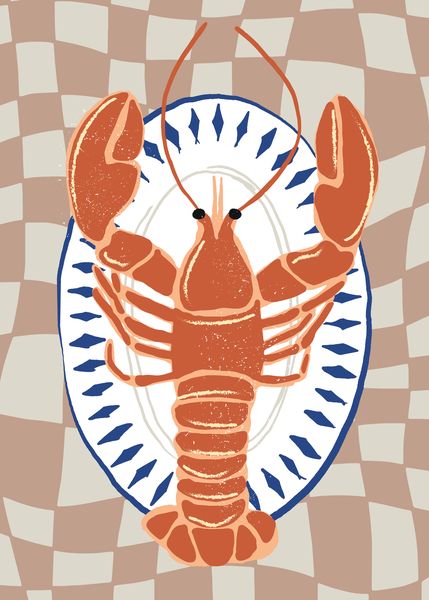 Lobster Wall Print