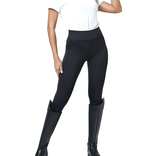Women Equestrian Breeches Horse Riding Tights Pants Jodhpurs Silicone Seat