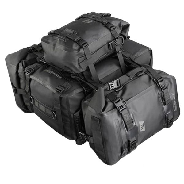 Motorcycle Saddle Bags - Ultra - Fully Waterproof - 4-Bag Set