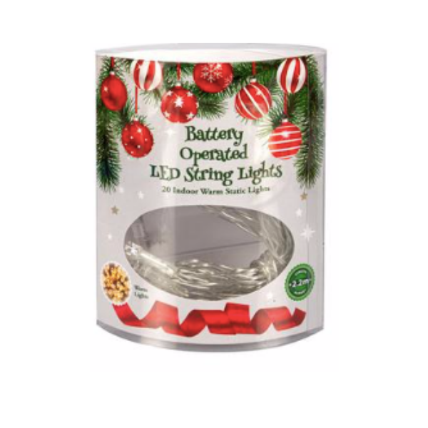 Stationary - Xmas Lights Warm- 2 Pack