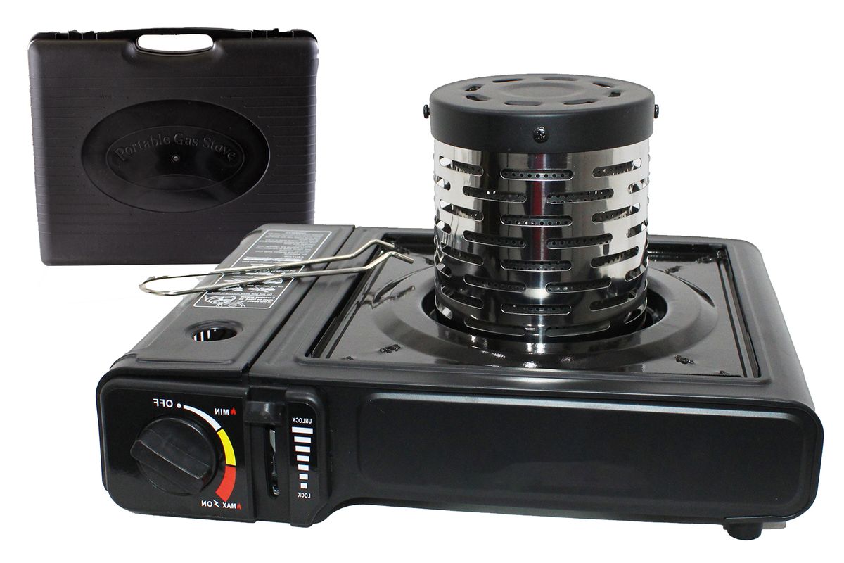 Portable One Burner Gas Stove & Heating Attachment with Carry Case & Tongs Shop Today. Get it