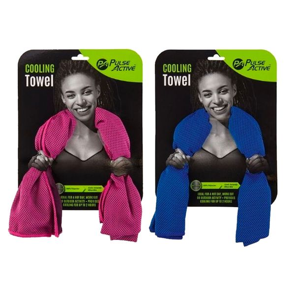 Pulse Active Multipurpose Cooling Fitness Towel | Set of 2