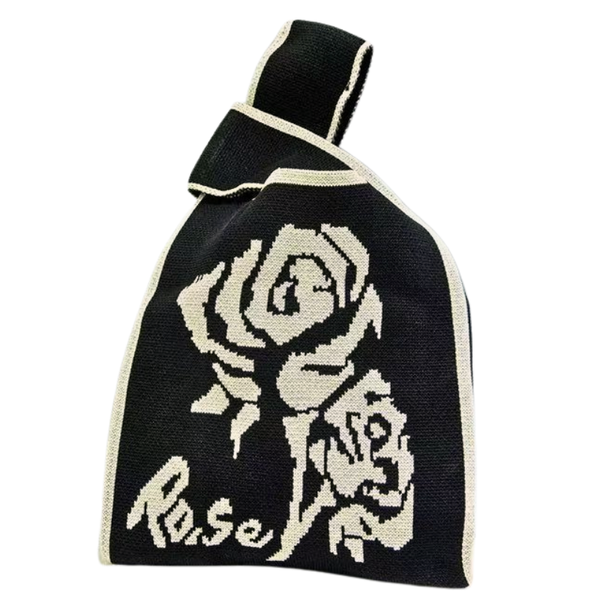 Reusable Knitted Tote Bag - Lightweight &amp; Foldable
