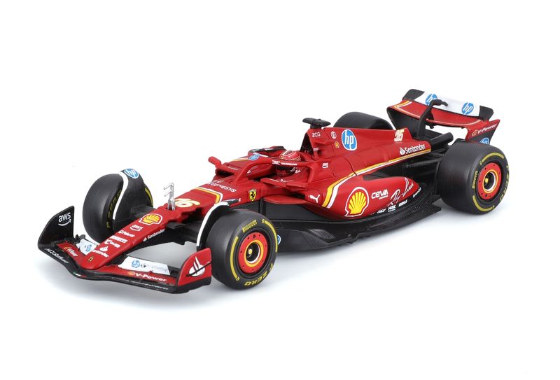 Bburago 1/43 Ferrari F1 SF-24 2024 with Collectors Hardcase - #16 Leclerc