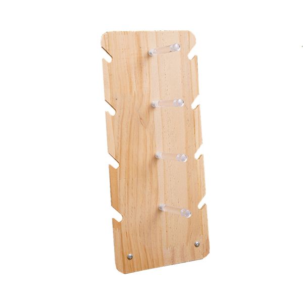 Creative Wooden Sunglasses Display Stand Organizer Rack Shelf - 4 Pairs
