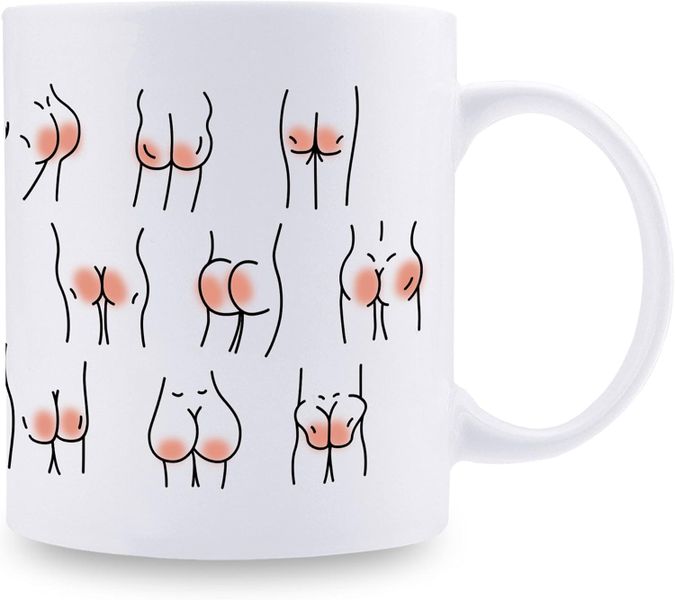 Red butt-Mother's day-Father's day-Valentines-Christmas Mug