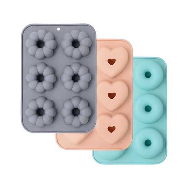 Playful Shaped Silicone Moulds Set - Multicolour 3 Pack