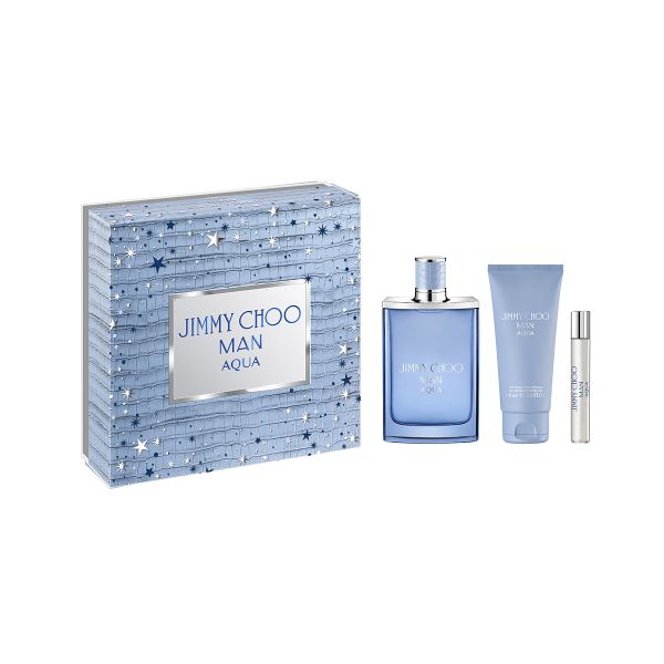 Jimmy Choo Man Aqua 100ml Edt + 100ml Showergel + 7,5ml travel spray
