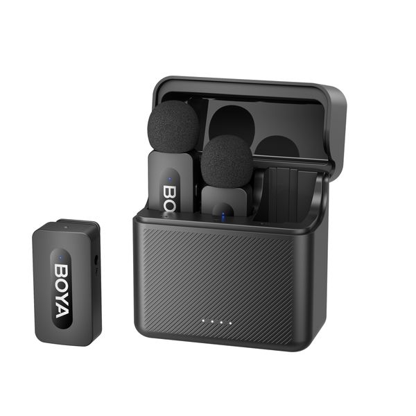 Boya BY-V35 2.4GHz Dual-Channel Wireless Mic System for 3.5mm TRS Devices