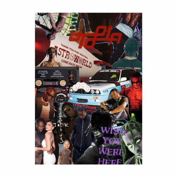 Travis Scott ASTROWORLD Collage - A1 Poster