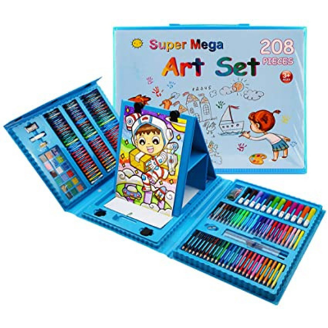 208 PCS Art Drawing Set for Kids Adults Set with Double Sided