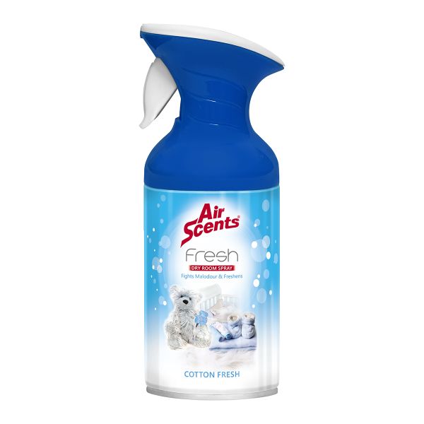 Air Scents Fresh Dry Room Spr Cotton Fresh 250Ml - 3 Pack