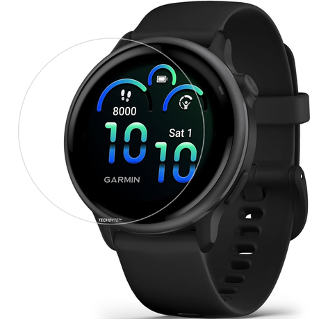 TechByte Screen Protector Compatible with Garmin Vivoactive 6 - (TPU Film) Image