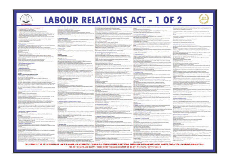 Labour Relations Act 1/2