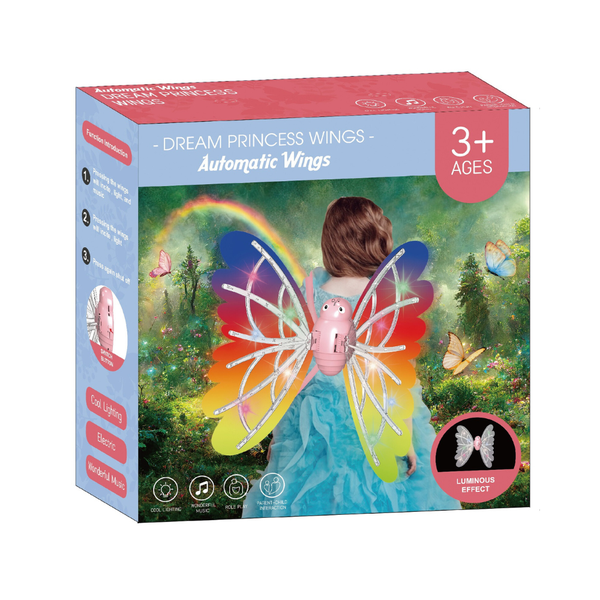 Automatic Butterly Wings with Light &amp; Music - Magical Role-Play