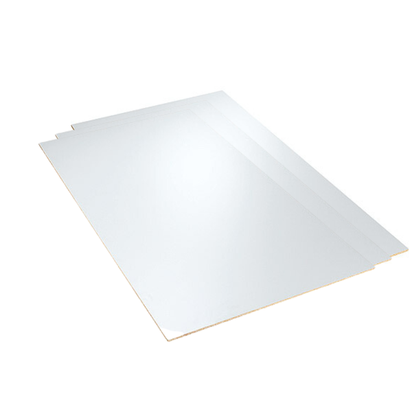 Wood Double Sided White Melamine MDF - 3mm - 10 Pack - 60 x 80cm