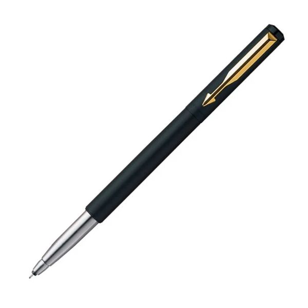 Parker Vector Rollerball Pen - Matte Black with Gold Trim