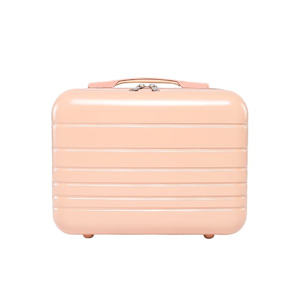 Cosmetic Travel Carry-on Suitcase - Pink - Large