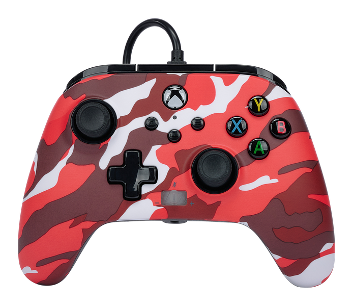 Power A Enhanced Wired Controller XBX - Red Camo (Non Metallic)