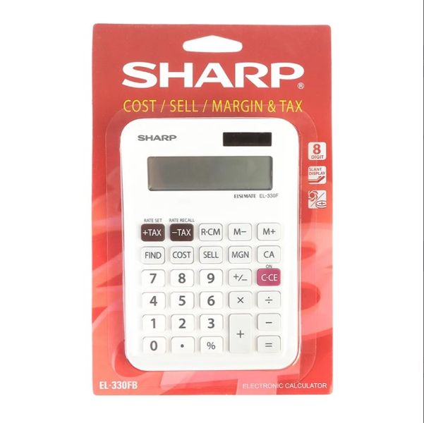Sharp Basic 8 Digit Calculator Twin Power