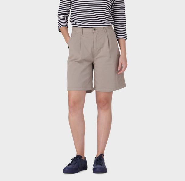 Jeep Women Khaki Cotton Regular Shorts