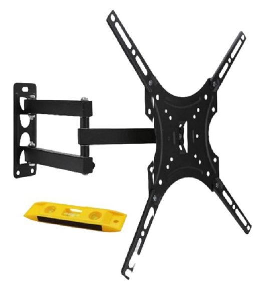 14-55'' Full-Motion TV Wall Mount with Magnetic Spirit Level