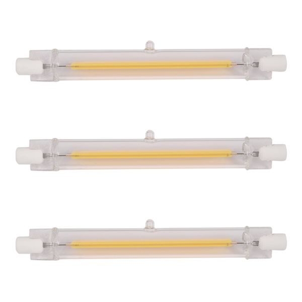 3X Dimmable R7S Led Cob 10W 118Mm Led Light-Warm White Light 220V