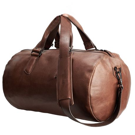 Pure leather duffle online bag