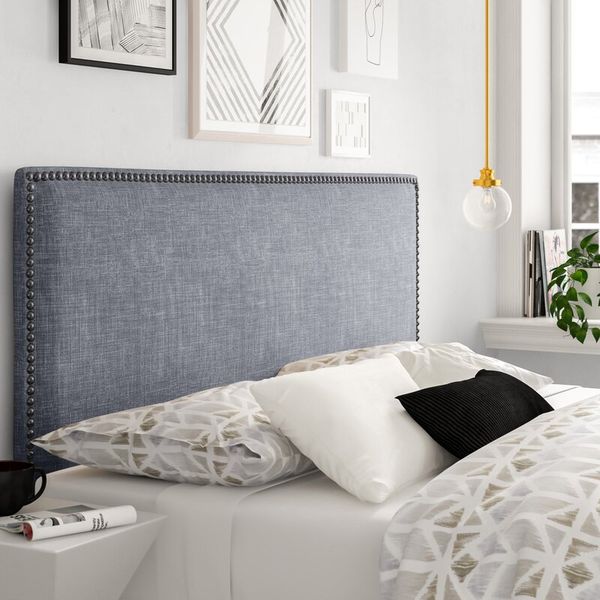 Mai Lifestyle - Pins Decorated Headboard - Smoke Grey