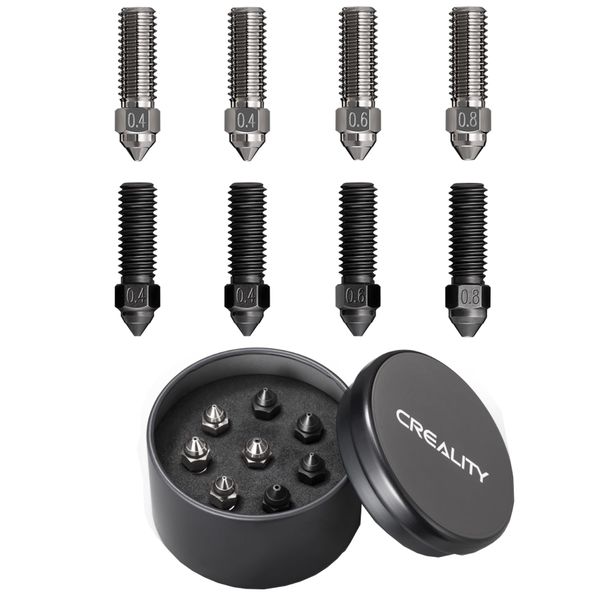 Creality High flow nozzle kit K1,K1 Max 8pc