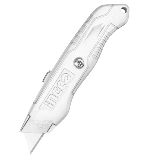 Ingco - Auto-Lock Retractable Utility Knife with Blade