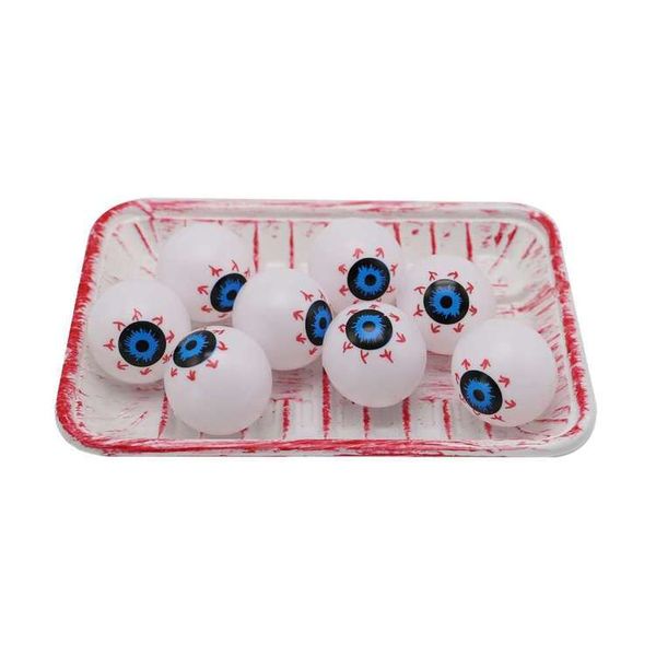Spooky Hollow Eyeballs In Tray - Halloween Decoration