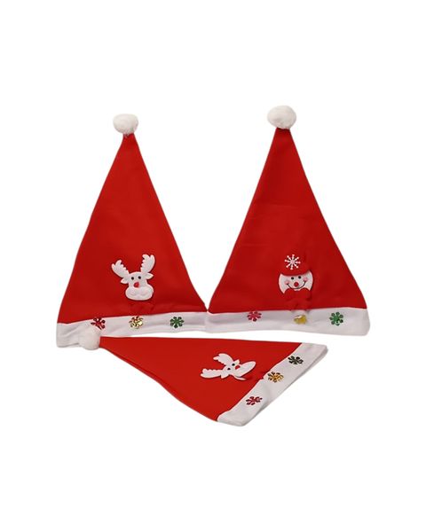 Ele Festive Christmas Hats Reindeer Design- 6 Pack