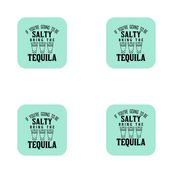 Custom Printed Tequila wooden Coasters