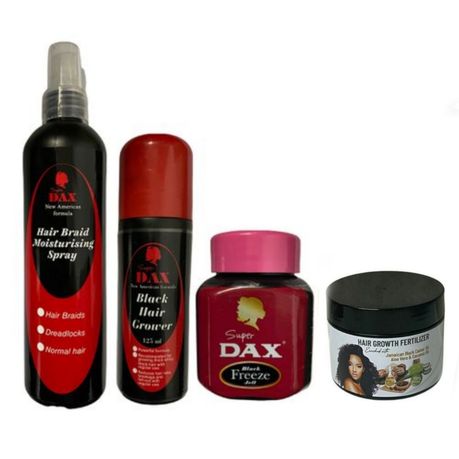 Dax Moisturizing Hair Spray & Black Hair Growe & Freeze Gel & Fertilizer |  Buy Online in South Africa 