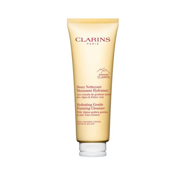 Clarins Hydrating Gentle Foaming Face Cleanser for Normal to Dry Skin